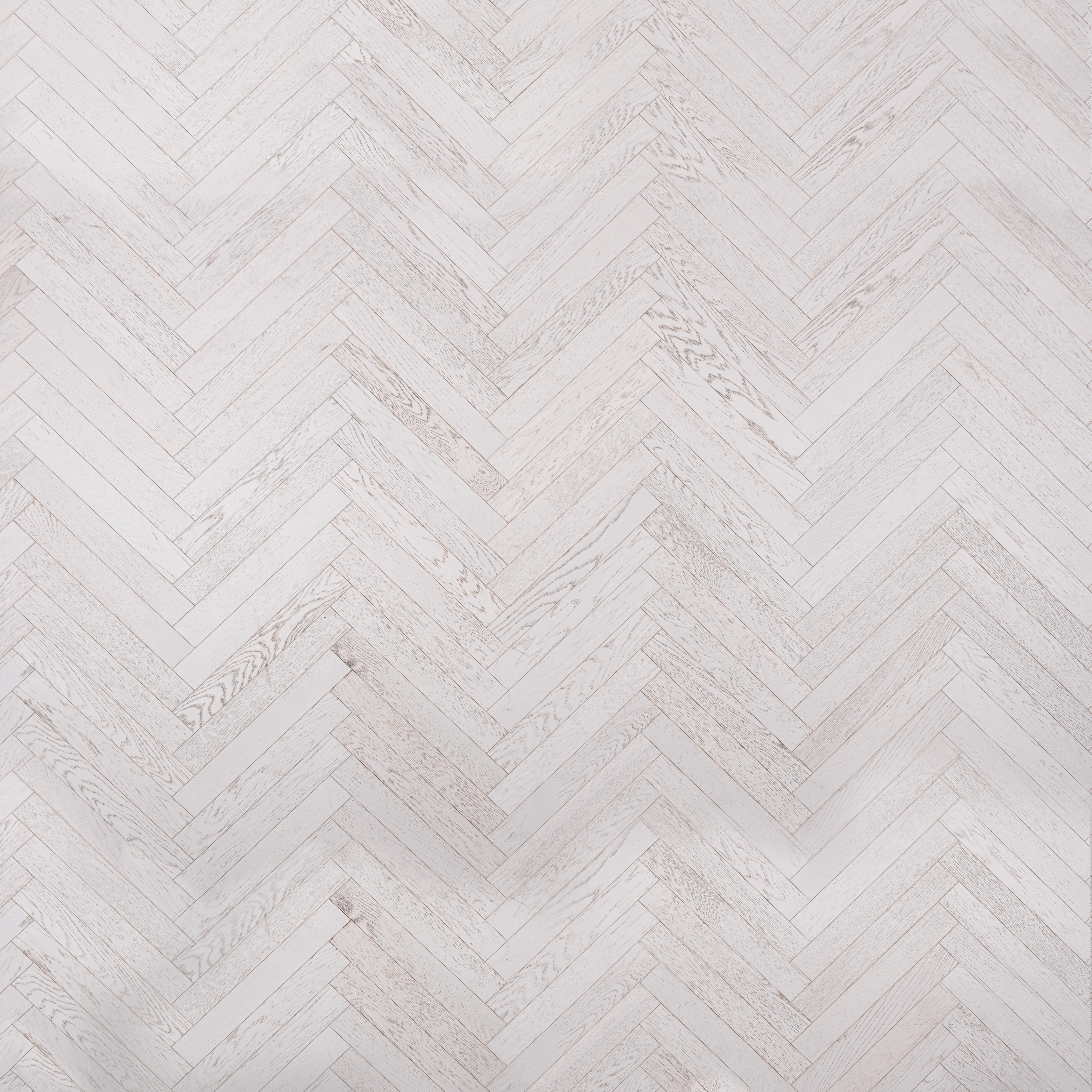 Parketti tammi kalanruoto Moderno UV oil Polar White