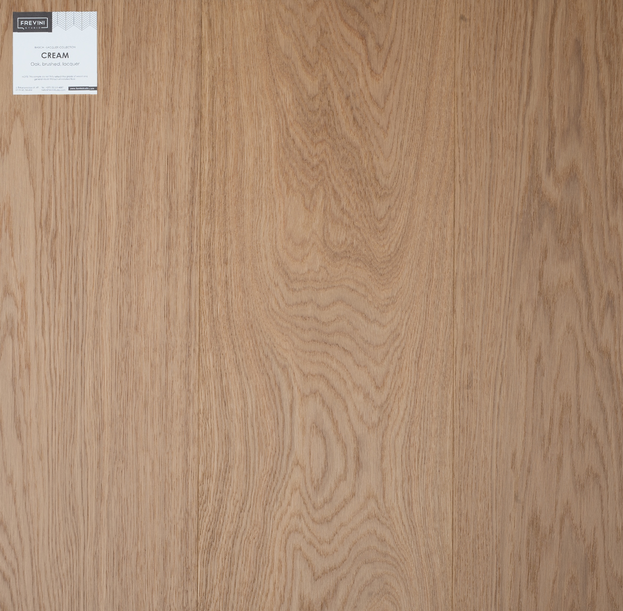 Parketti tammi lankku Basica UV lacquer Cream