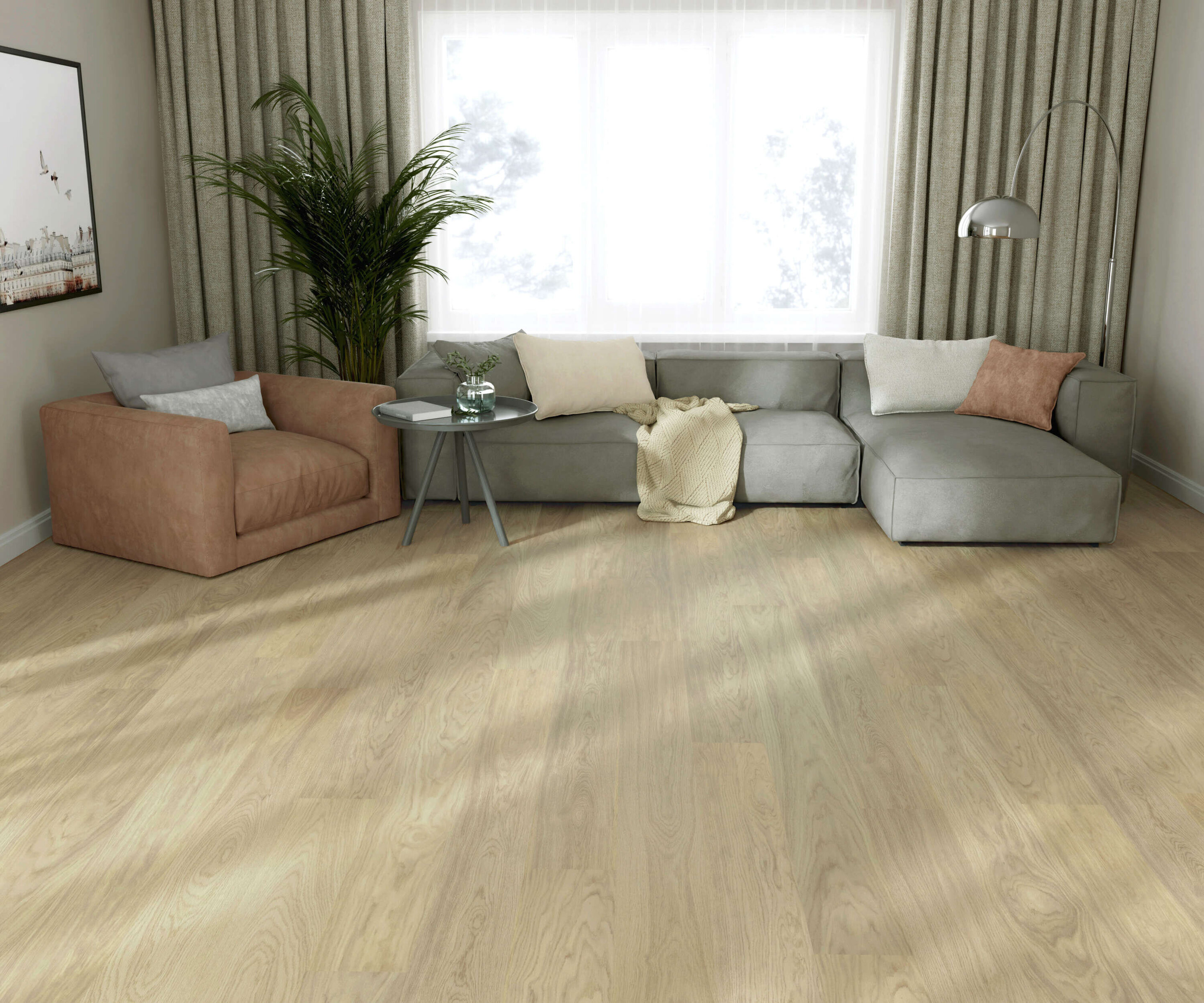 1-sauvainen tammi Nova Eco Elite Dazy Extra Matt Lacquered Gloss 5%