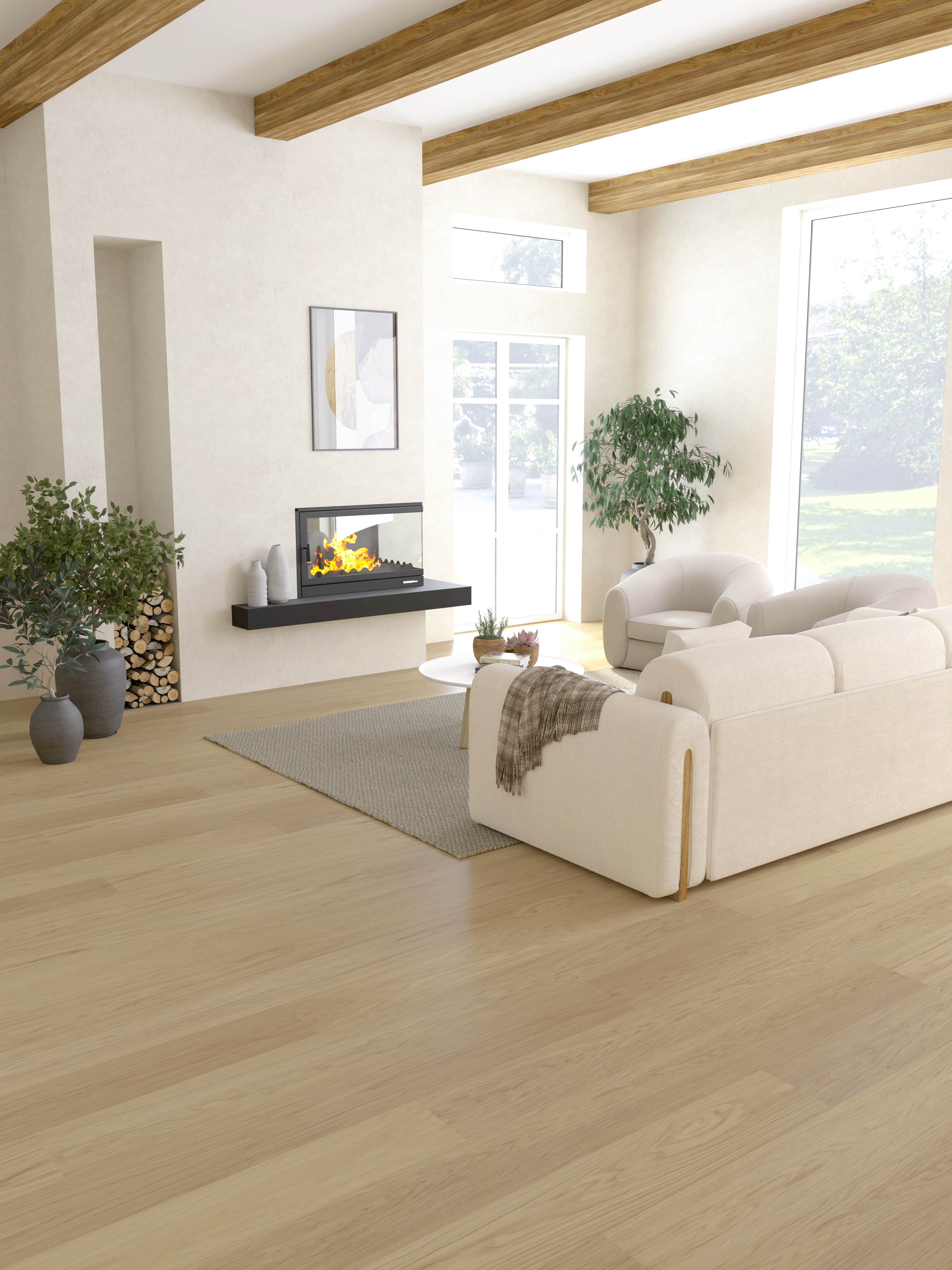 Parketti tammi lankku Extra Matt Lacquered Natural