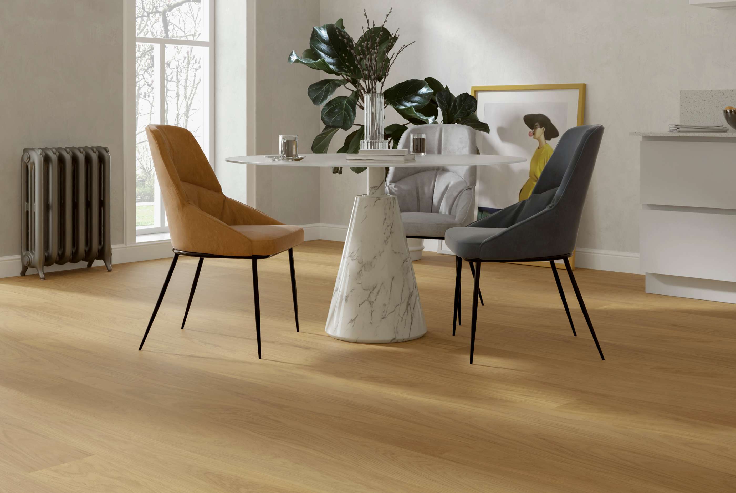 1-sauvainen tammi Nova Eco Elite Extra Matt Lacquered Gloss 5%